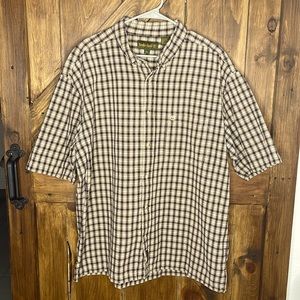 Timberland Men’s XL Button Down Tan